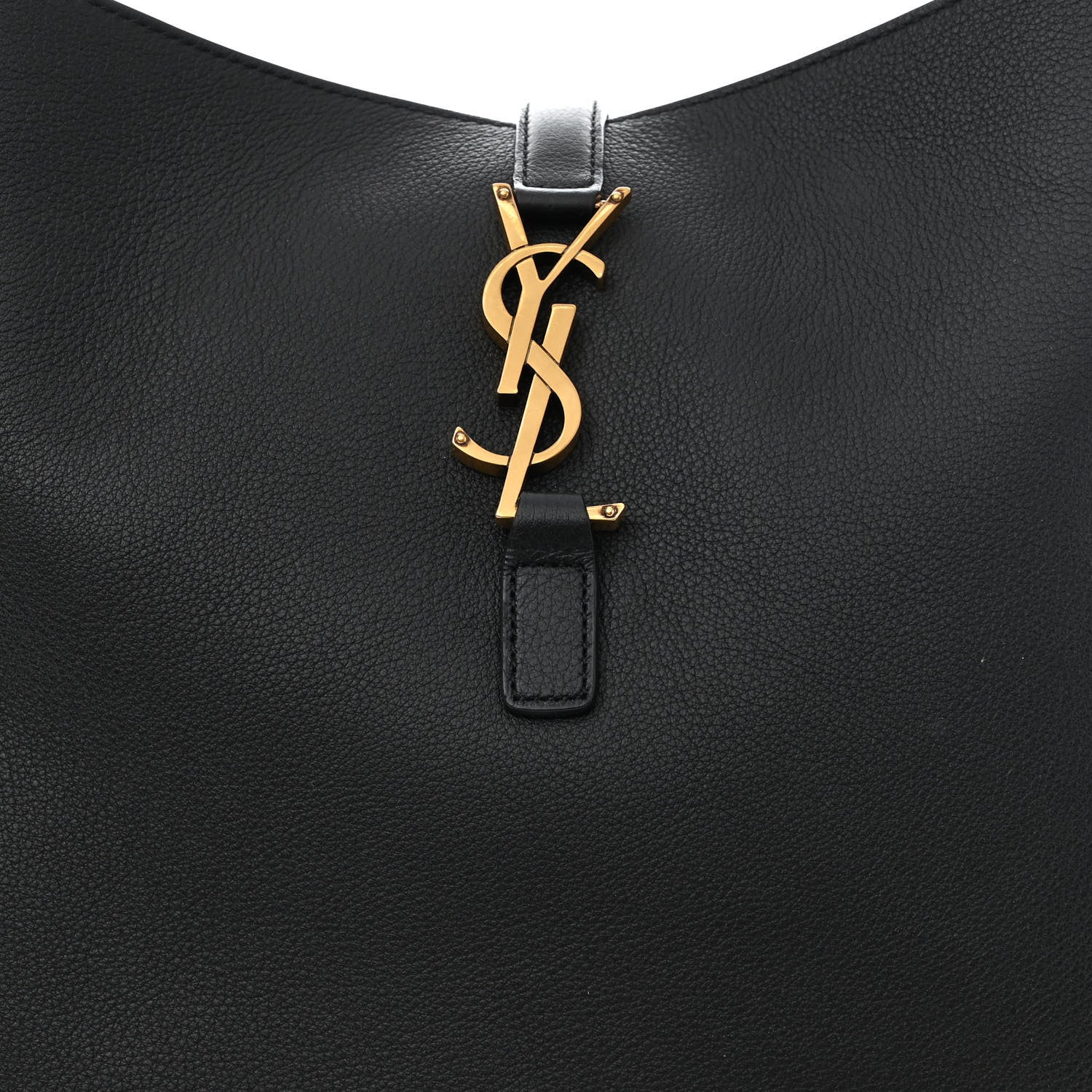 Saint Laurent Smooth Calfskin Large Le 5 A 7 Soft Hobo Black 8 of 10