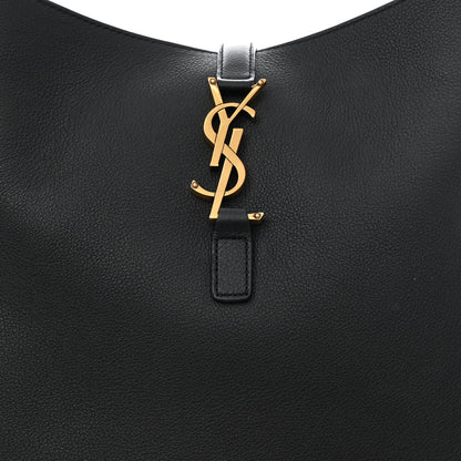 Saint Laurent Smooth Calfskin Large Le 5 A 7 Soft Hobo Black 8 of 10