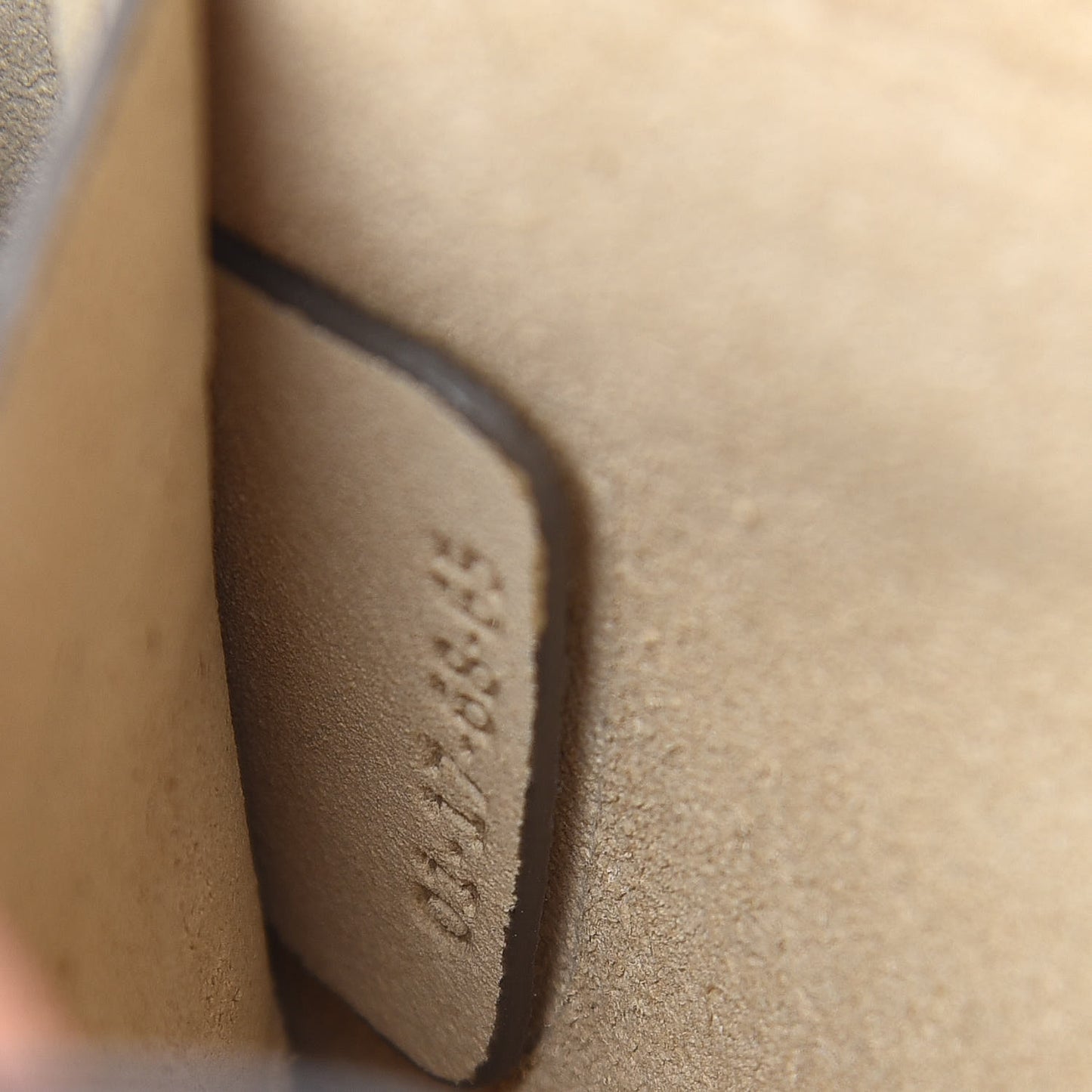 Suede Calfskin Small Faye Shoulder Bag Tobacco