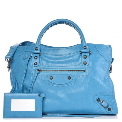 Balenciaga Agneau Classic Hardware City Bleu Azur Clair 1 of 8