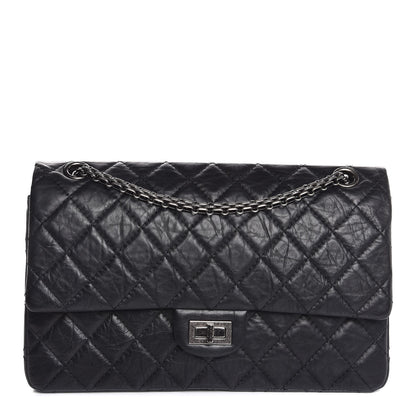 Chanel Aged Calfskin Quilted 2.55 Reissue 226 Flap Black 1 of 8