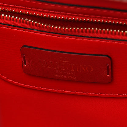 Valentino Garavani X UNDERCOVER Calfskin Print Rockstud Shoulder Tote Poudre 6 of 10