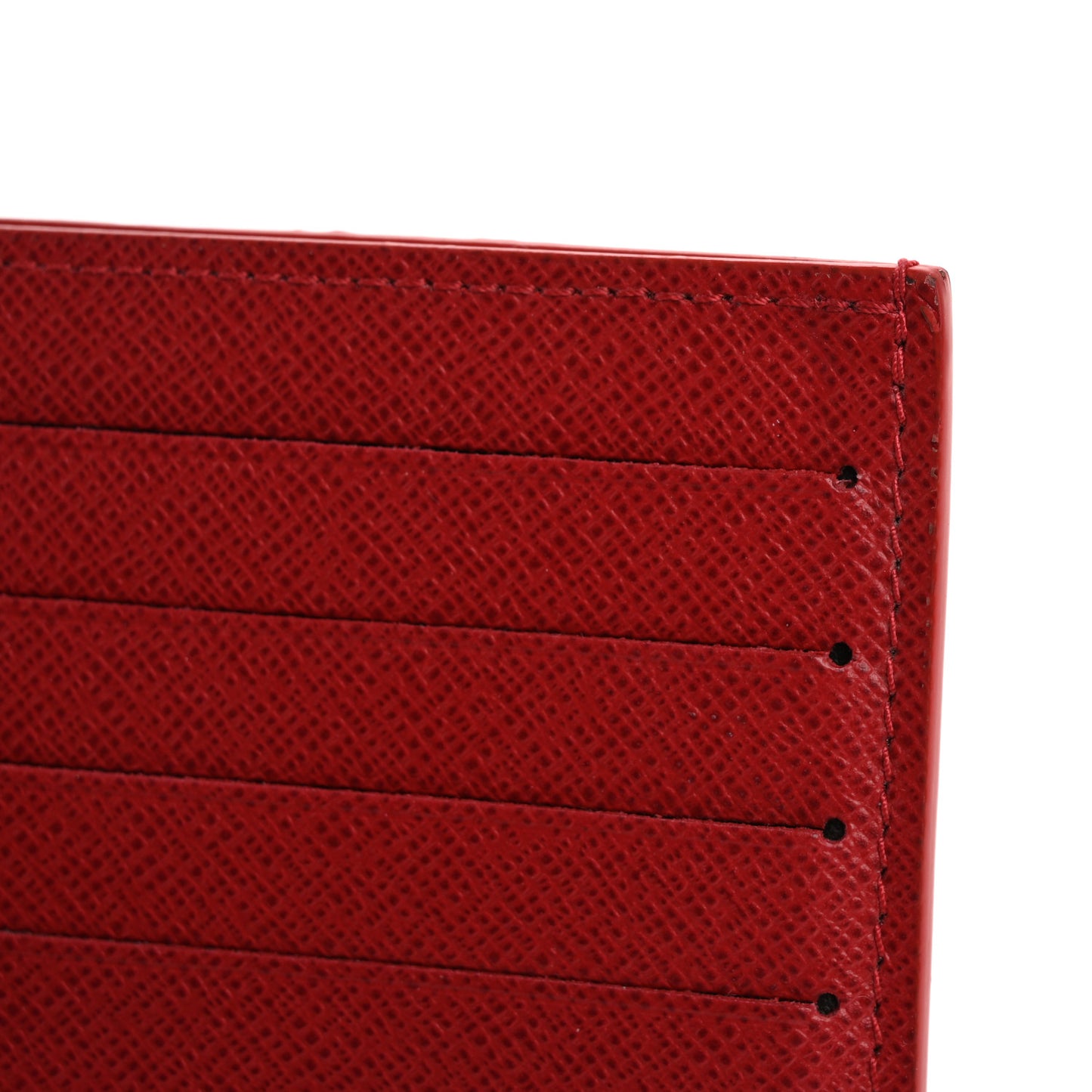 Calfskin Felicie Card Holder Insert Cherry