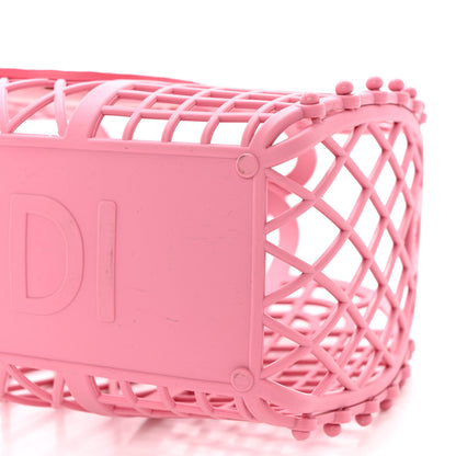 Fendi Recycled Plastic Vitello Liberty Matte Small Fendi Basket Rosa 10 of 10
