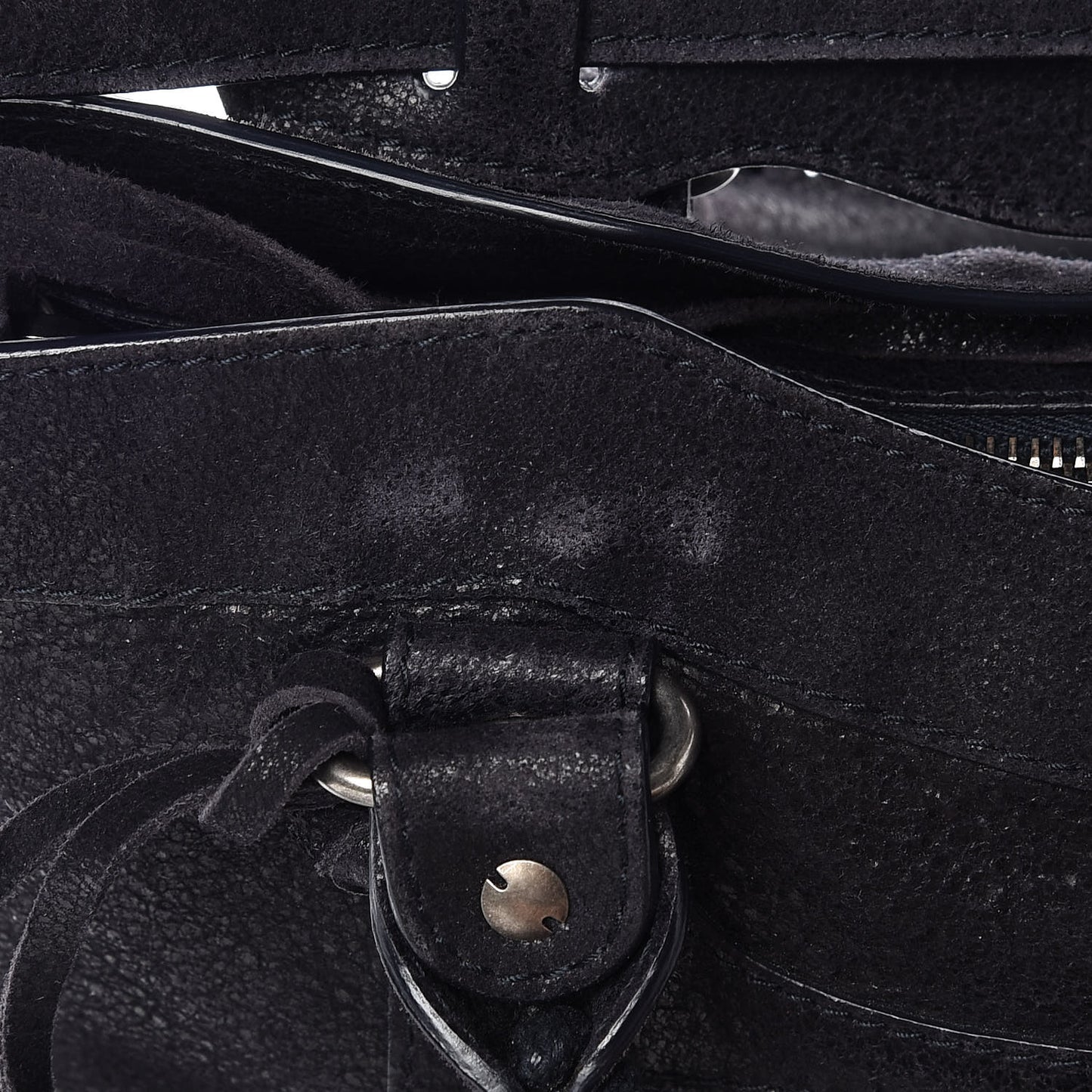 Craquele Calfskin First Bleu Obscur
