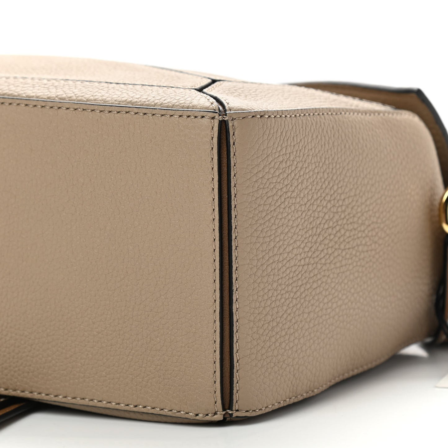 Grained Calfskin Small Puzzle Bag Sand Mink