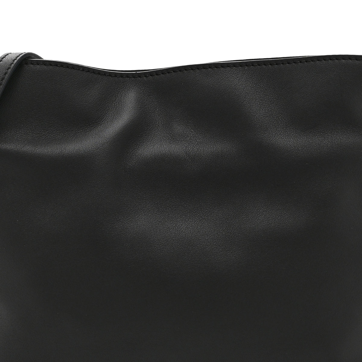 Calfskin Mini Flamenco Knot Clutch Black