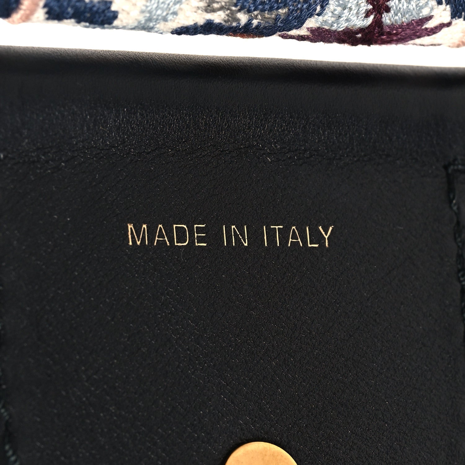 Christian Dior Canvas Embroidered Studded KaleiDiorscopic Shoulder Strap Multicolor 4 of 5