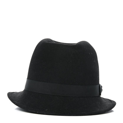 Chanel Felt Fedora Hat M Black 2 of 5