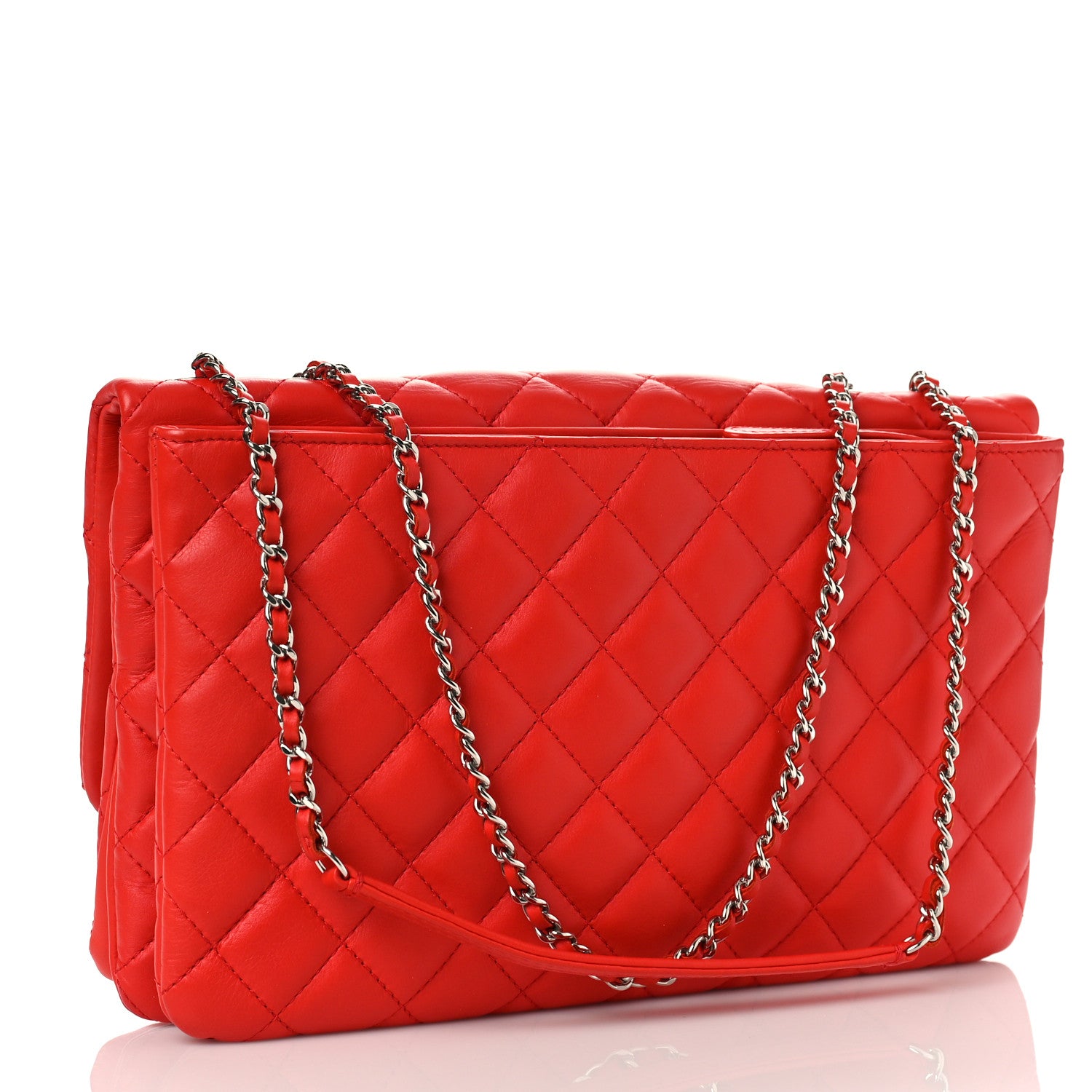 Chanel Calfskin Quilted Tender Touch Flap Bag Red 3 of 9