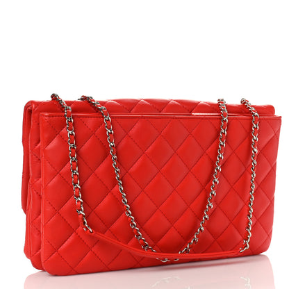 Chanel Calfskin Quilted Tender Touch Flap Bag Red 3 of 9