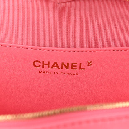 Chanel Lambskin Quilted CC In Love Heart Bag Pink 6 of 11