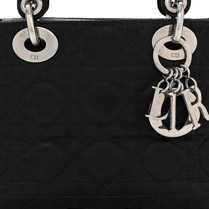 Christian Dior Satin Cannage Mini Lady Dior Black 8 of 12