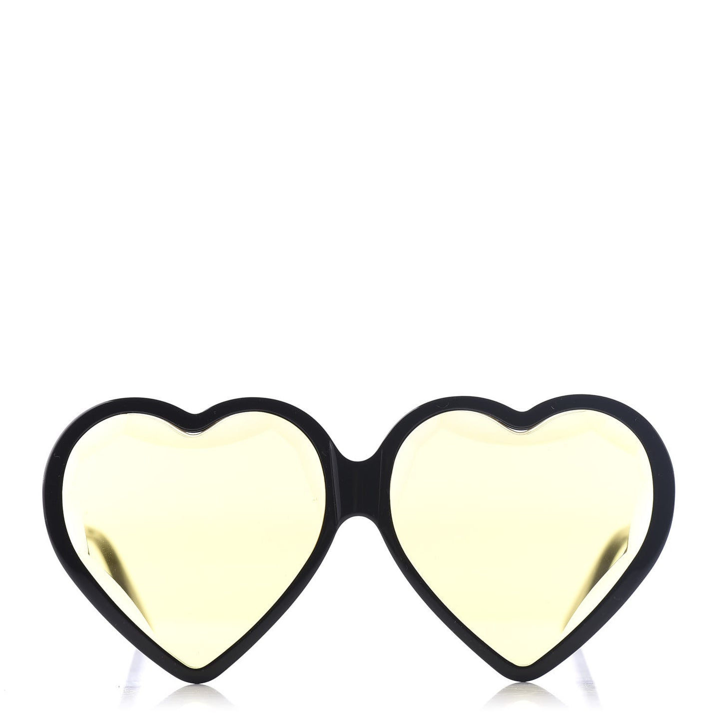 Hollywood Forever Heart Sunglasses GG0360S Black Yellow