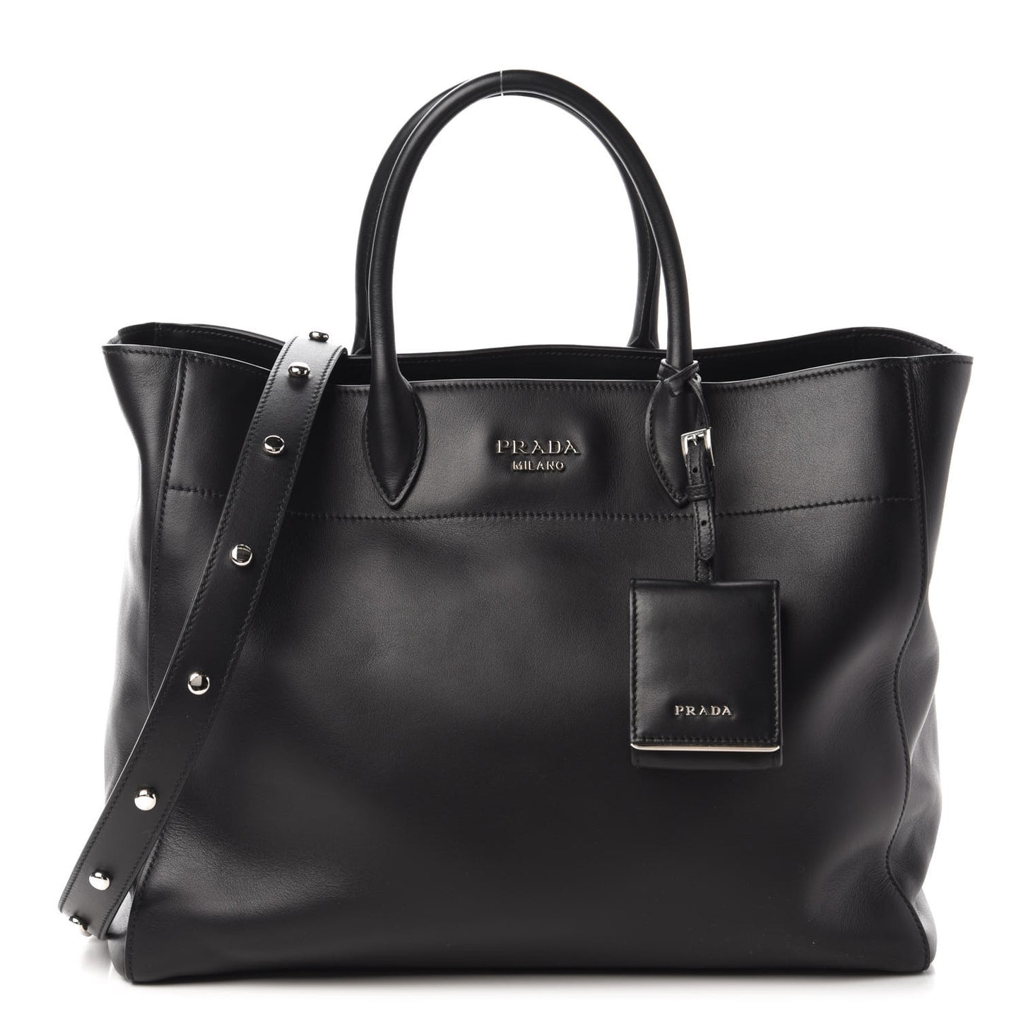 City Calfskin Tote Black