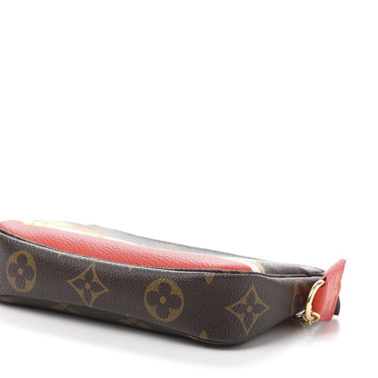 Louis Vuitton Monogram 2018 Christmas Animation Mini Cats Pochette Accessories 8 of 10