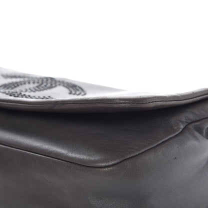 Chanel Lambskin Studded CC East West Flap Grey 12 of 14