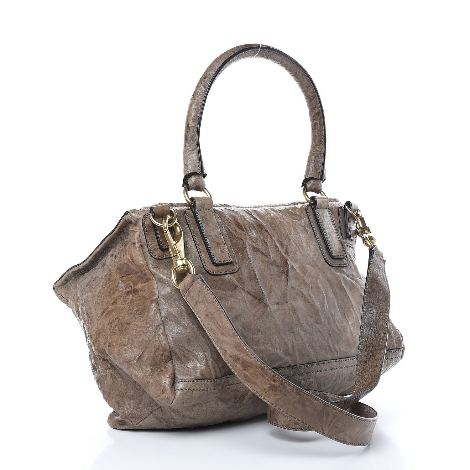 Givenchy Tumbled Sheepskin Medium Pandora Charcoal 3 of 11