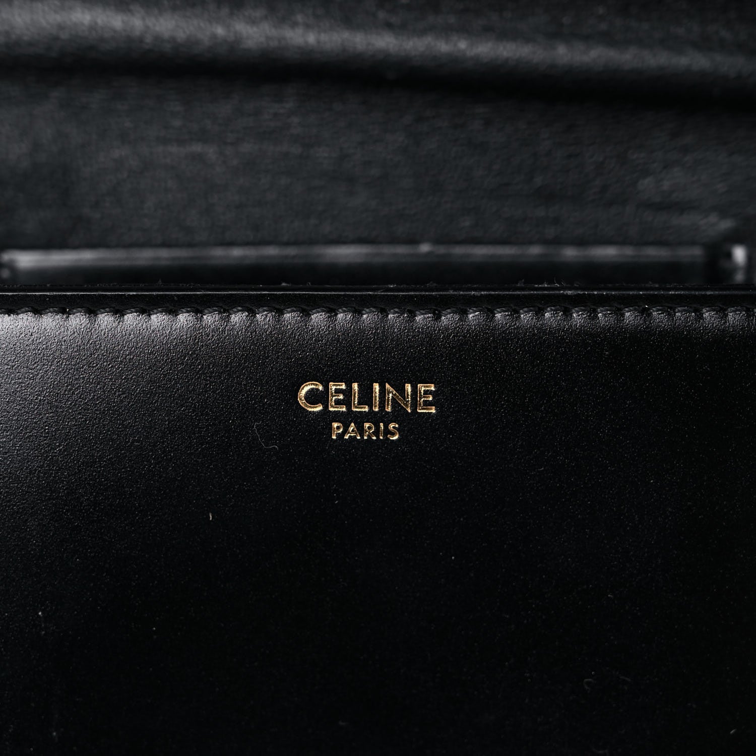Celine Smooth Calfskin Tassel Belt Bag Black 7 of 19