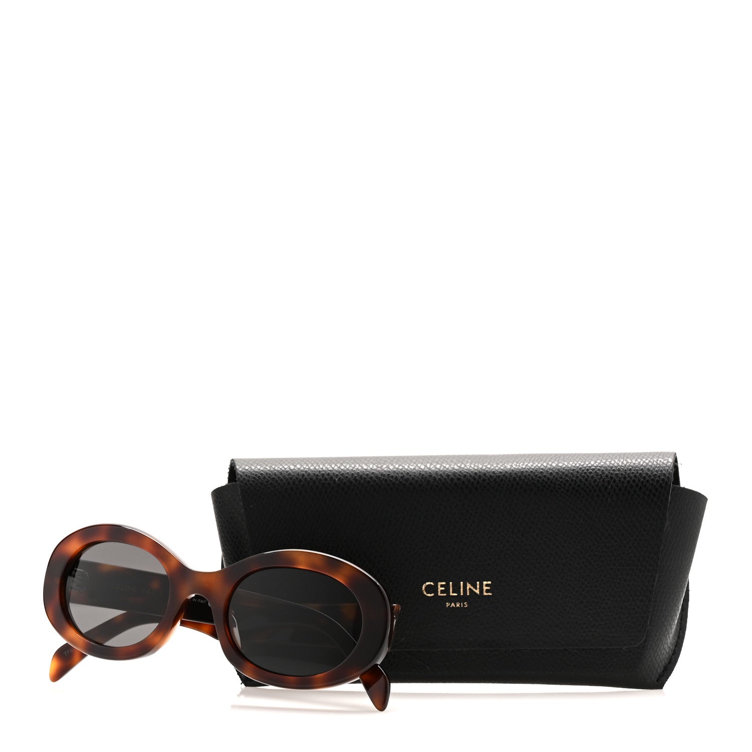 Celine Acetate Triomphe 01 Sunglasses CL 40194U Tortoise 8 of 8