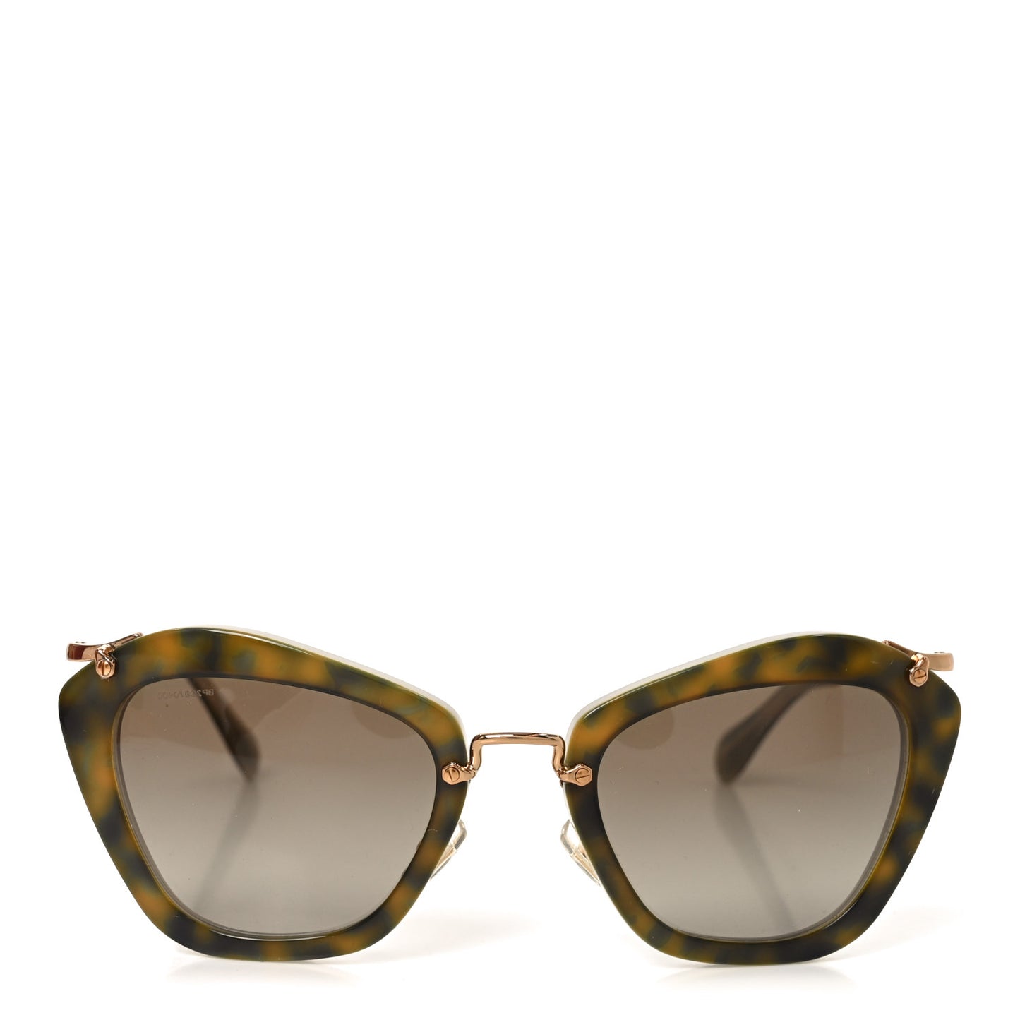 Acetate Metal Cat Eye Sunglasses SMU10N Tortoise