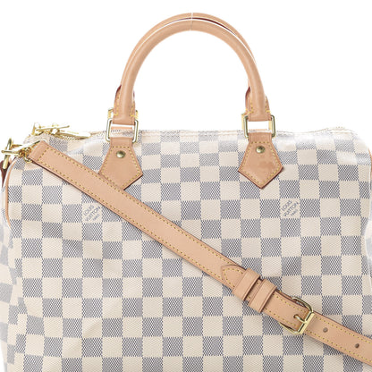 Louis Vuitton Damier Azur Speedy Bandouliere 30 7 of 14
