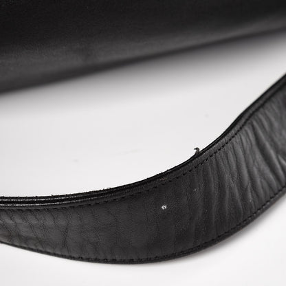 Chanel Lambskin CC Drawstring Shoulder Bag Black 10 of 11