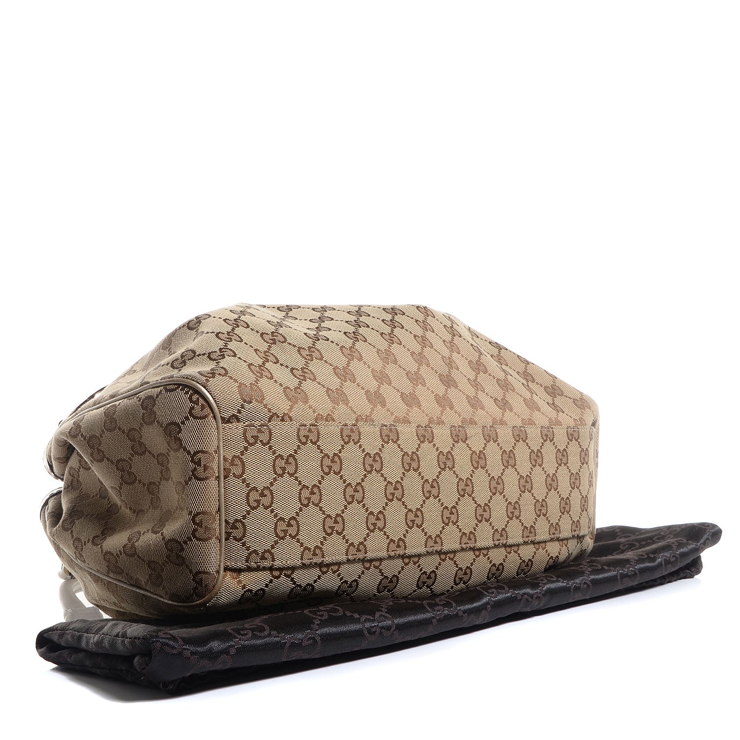 Gucci Monogram Medium Sukey Tote Champagne 4 of 9