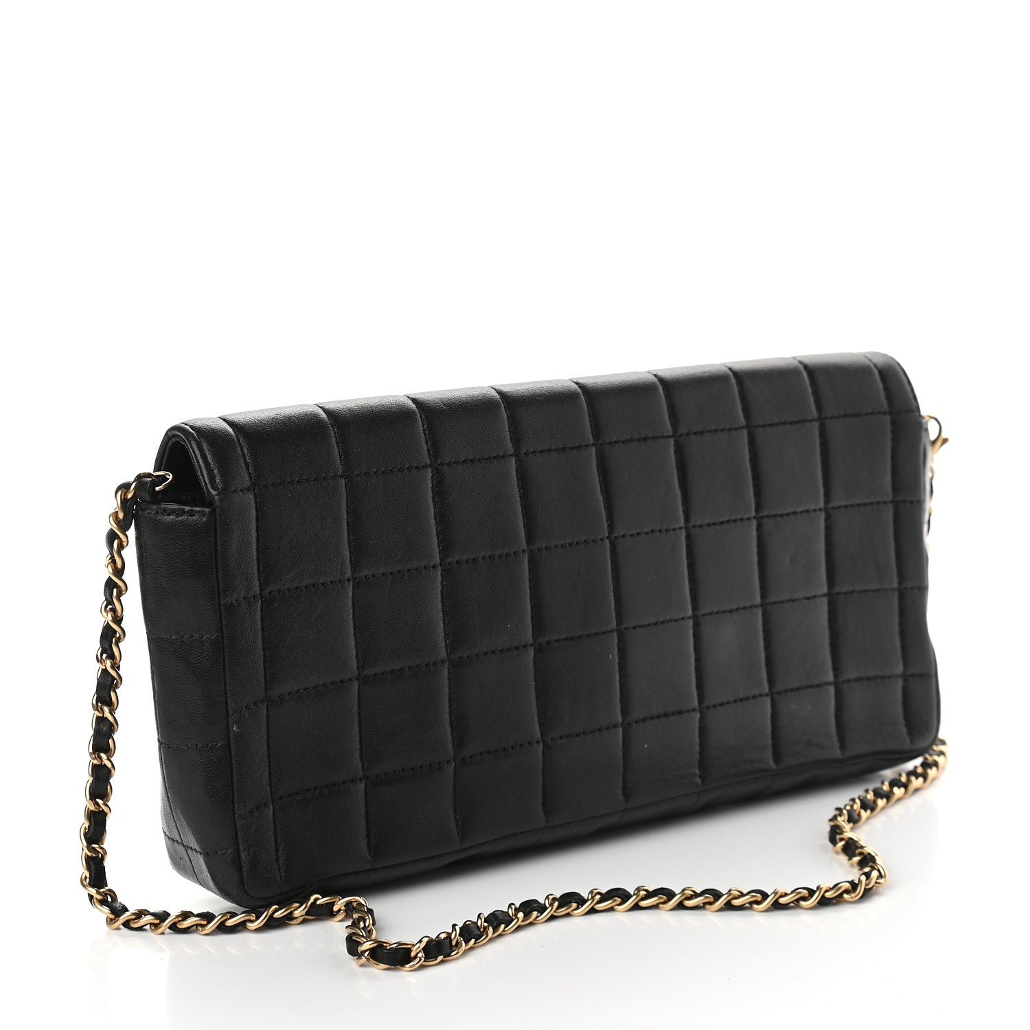Chanel Lambskin East West Chocolate Bar Flap Black 3 of 10