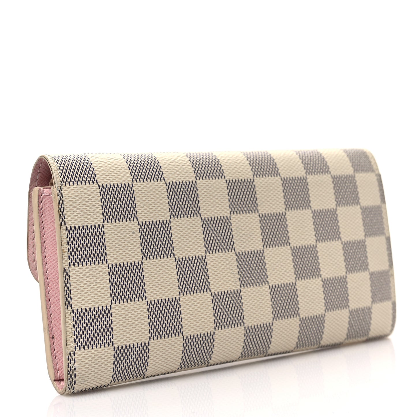 Damier Azur Emilie Wallet Rose Ballerine