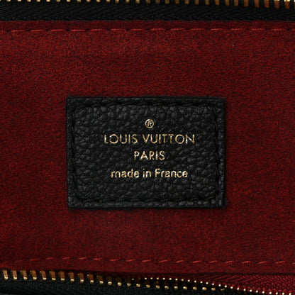 Louis Vuitton Empreinte Monogram Giant Speedy Bandouliere 25 Black Beige 6 of 9
