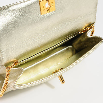 Chanel Lambskin Vertical Quilted Mini Flap Light Gold 5 of 8