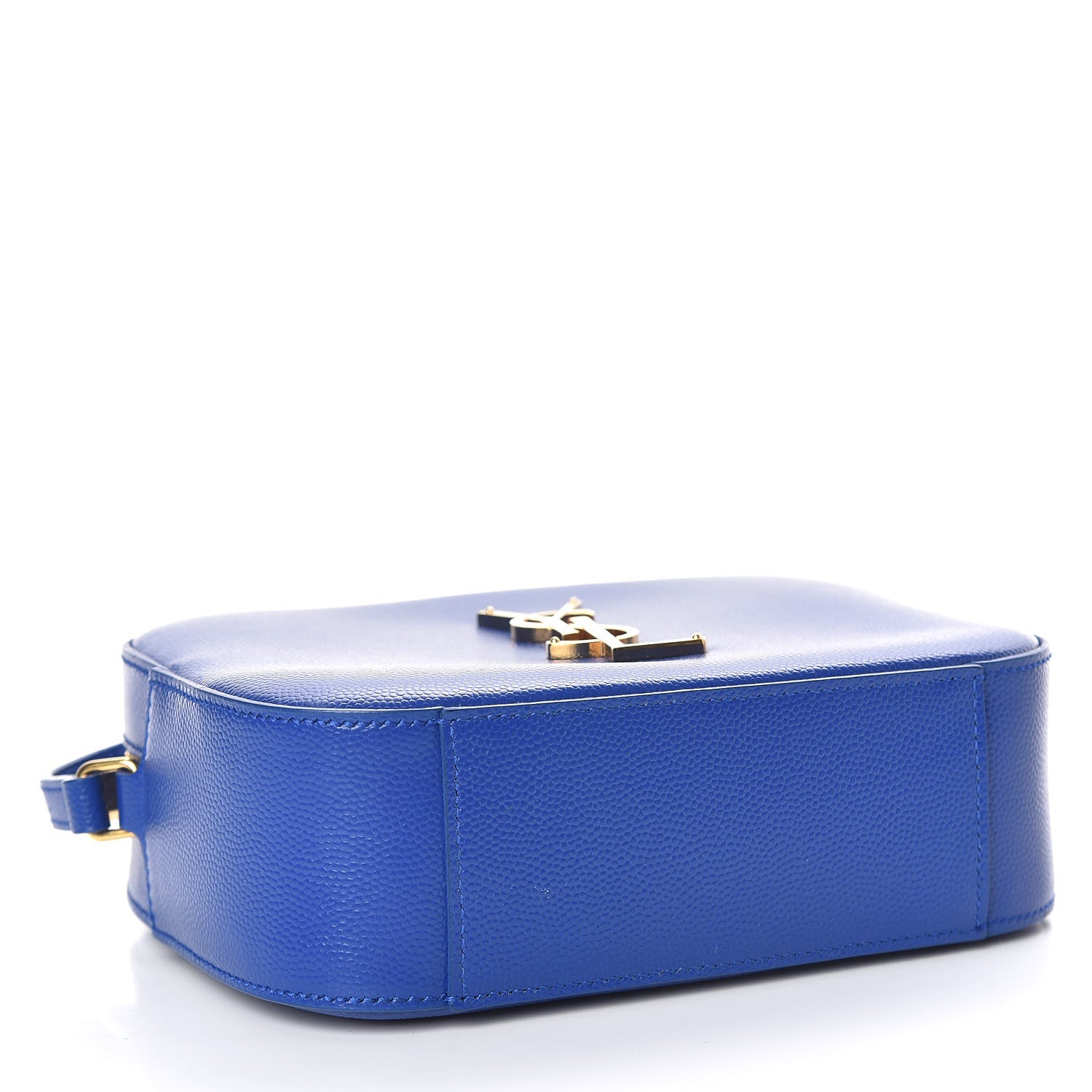Saint Laurent Grain De Poudre Small Classic Monogram Camera Bag Blue Majorelle 4 of 9