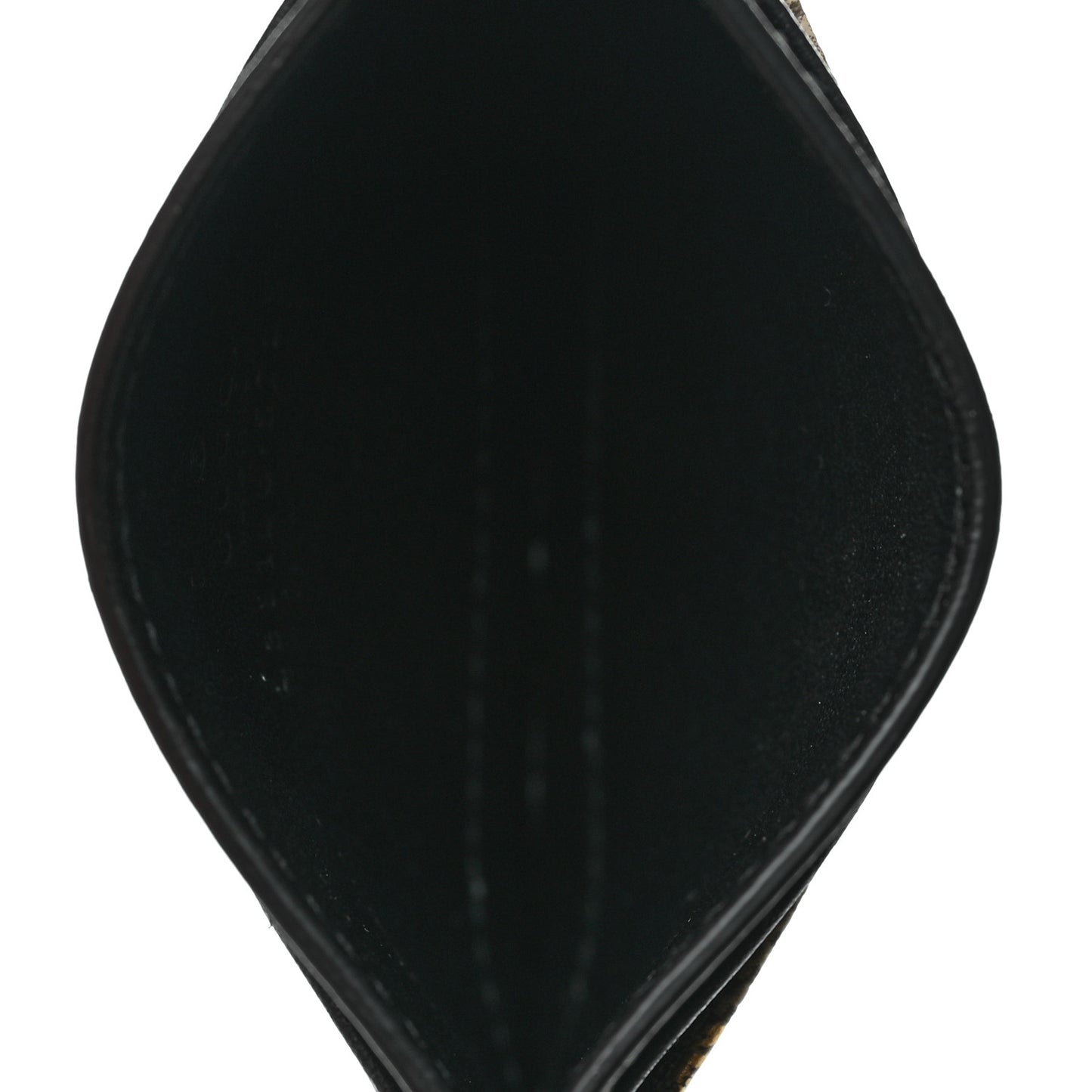 GG Supreme Monogram Bees Card Holder Black
