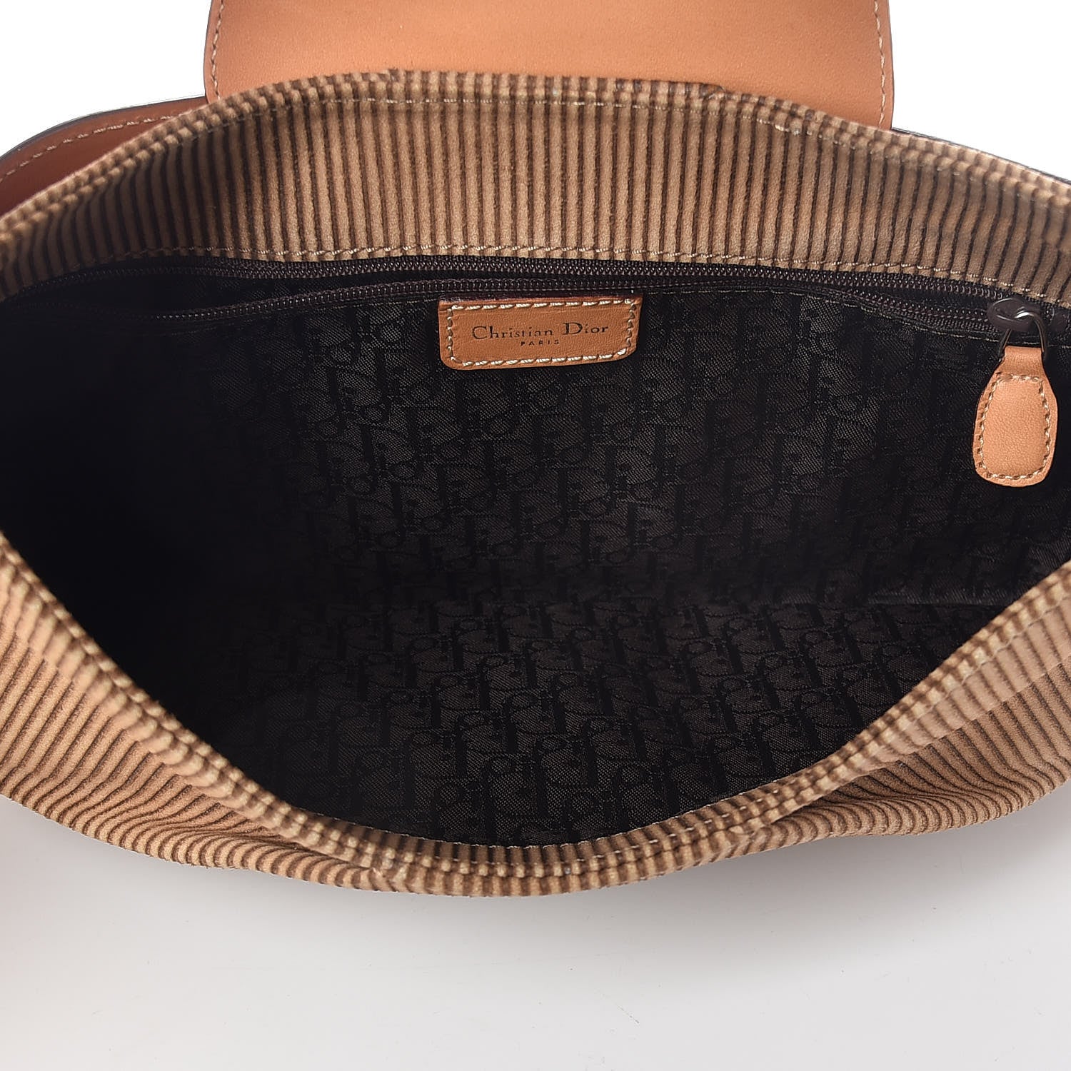 Christian Dior Suede Buckle Hobo Brown 7 of 10