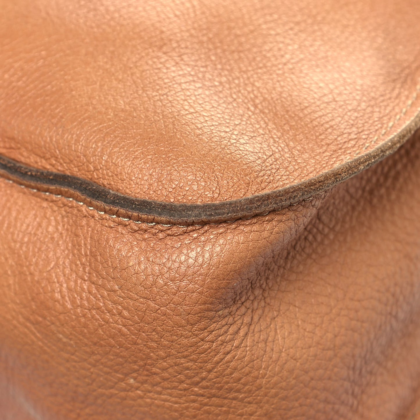 Calfskin Medium Marcie Satchel Light Tan