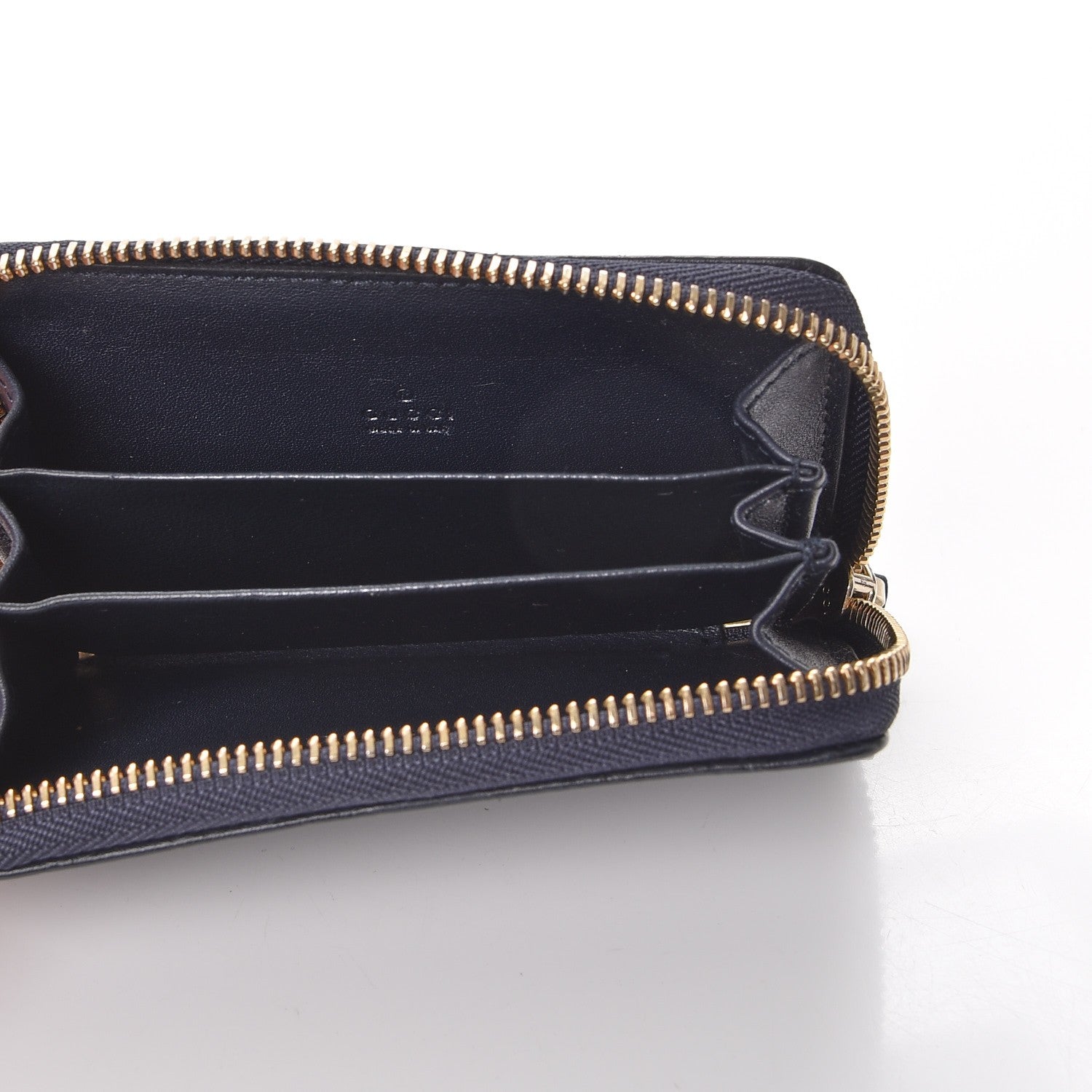 Gucci Microguccissima Zip Around Card Case Navy 5 of 8