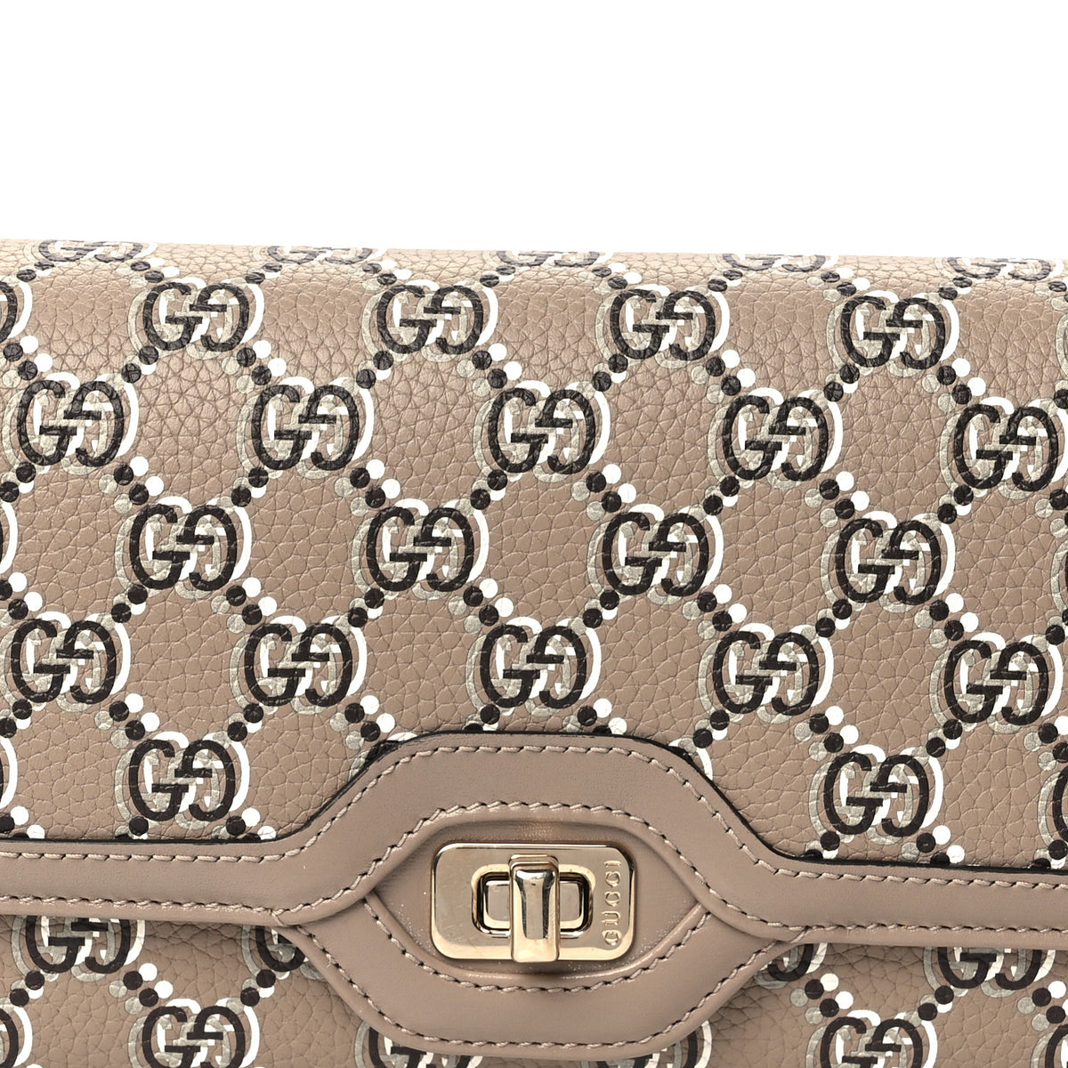 Gucci GG Shadow Monogram Small Luce Shoulder Bag Beige 7 of 9