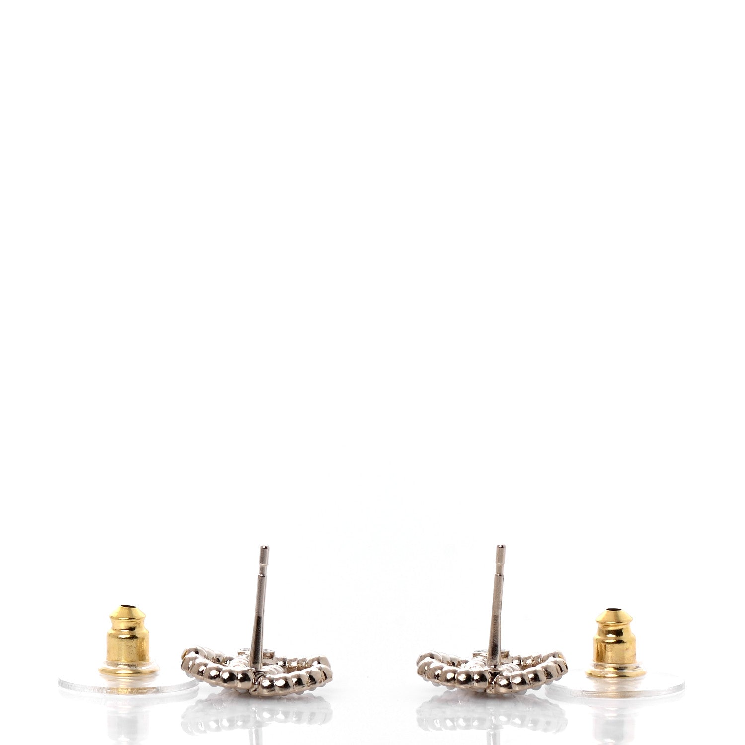 Chanel Pearl CC Earrings Gold 3 of 4