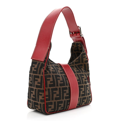 Fendi Zucca Shoulder Bag Red 3 of 11