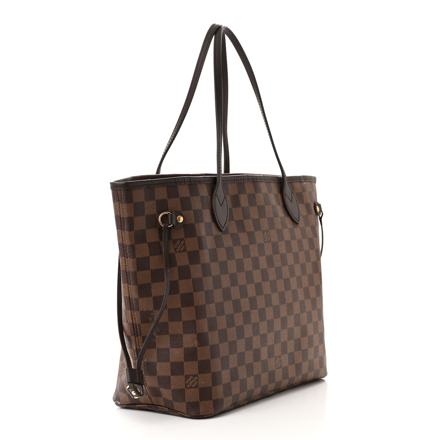 Damier Ebene Neo Neverfull MM Rose Ballerine