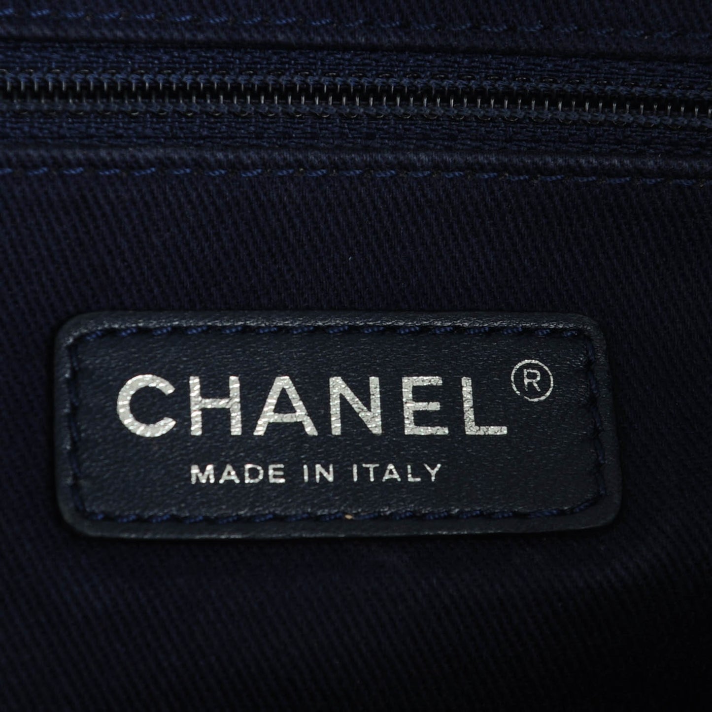 Canvas Small Deauville Tote Denim Blue
