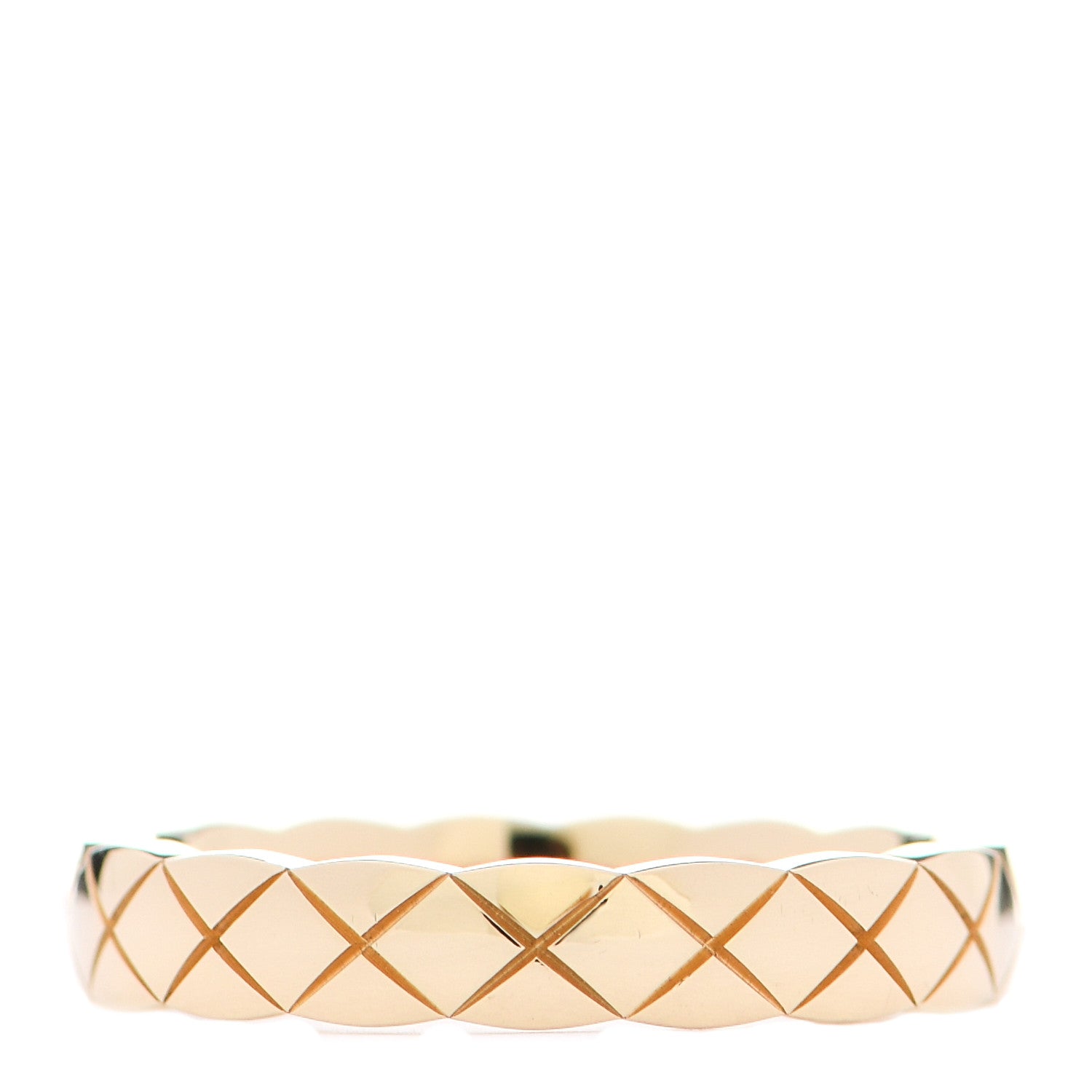 Chanel 18K Yellow Gold Mini Coco Crush Ring 47 4 1 of 6