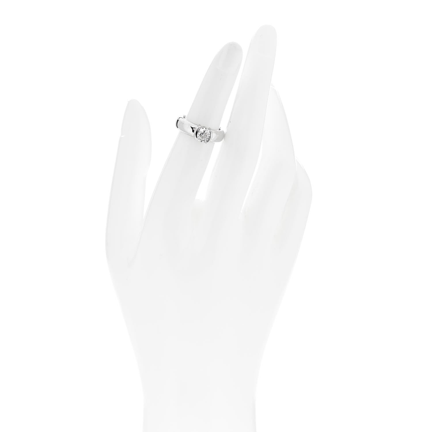 Tiffany Platinum Diamond .71ct Etoile Solitaire Engagement Ring 47 4 2 of 7