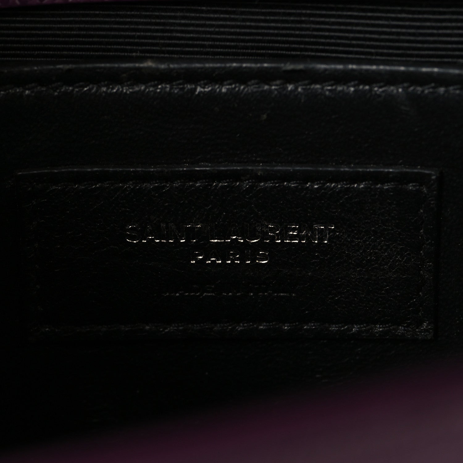 Saint Laurent Grain De Poudre Small Monogram Kate Satchel Armaranto 6 of 11