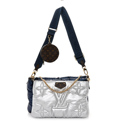 Louis Vuitton Econyl Monogram Pillow Maxi Multi Pochette Accessories Navy Silver 1 of 10