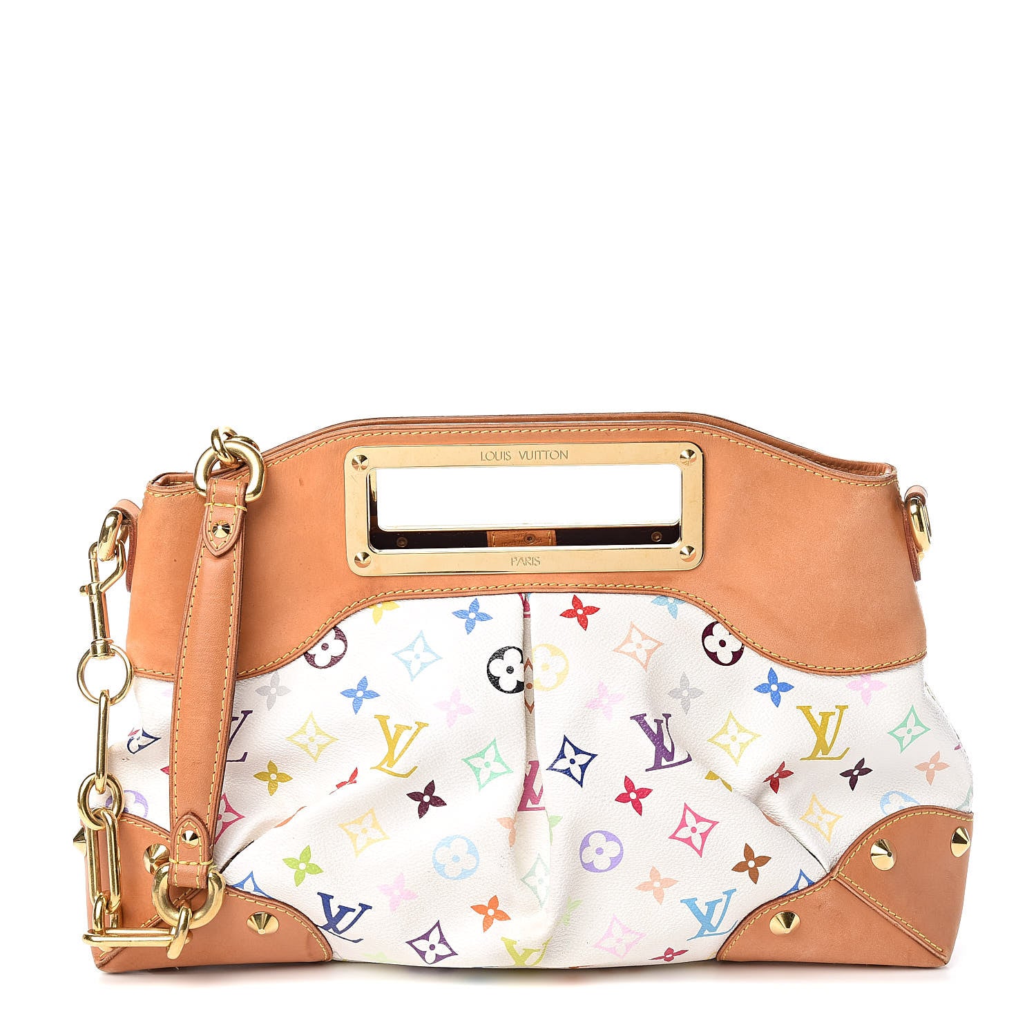 Louis Vuitton Monogram Multicolor Judy MM White 1 of 11