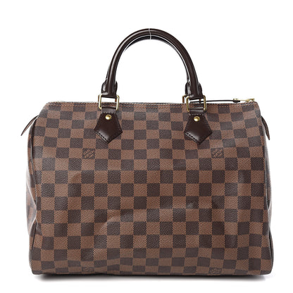 Louis Vuitton Damier Ebene Speedy 30 1 of 12