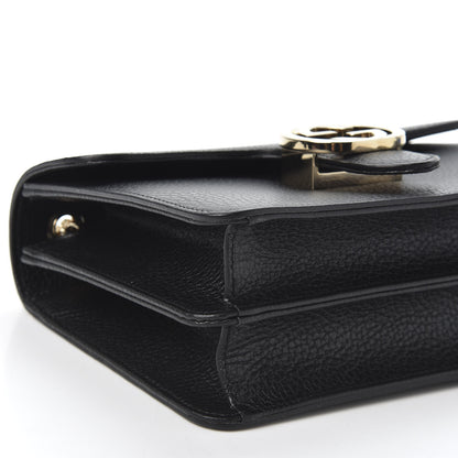 Gucci Dollar Calfskin Small Interlocking G Shoulder Bag Black 5 of 9