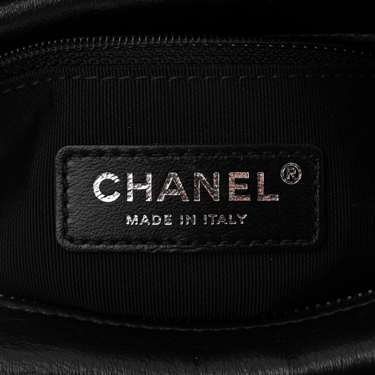 Chanel Aged Calfskin Chevron Quilted Small Gabrielle Hobo So Black 6 of 10